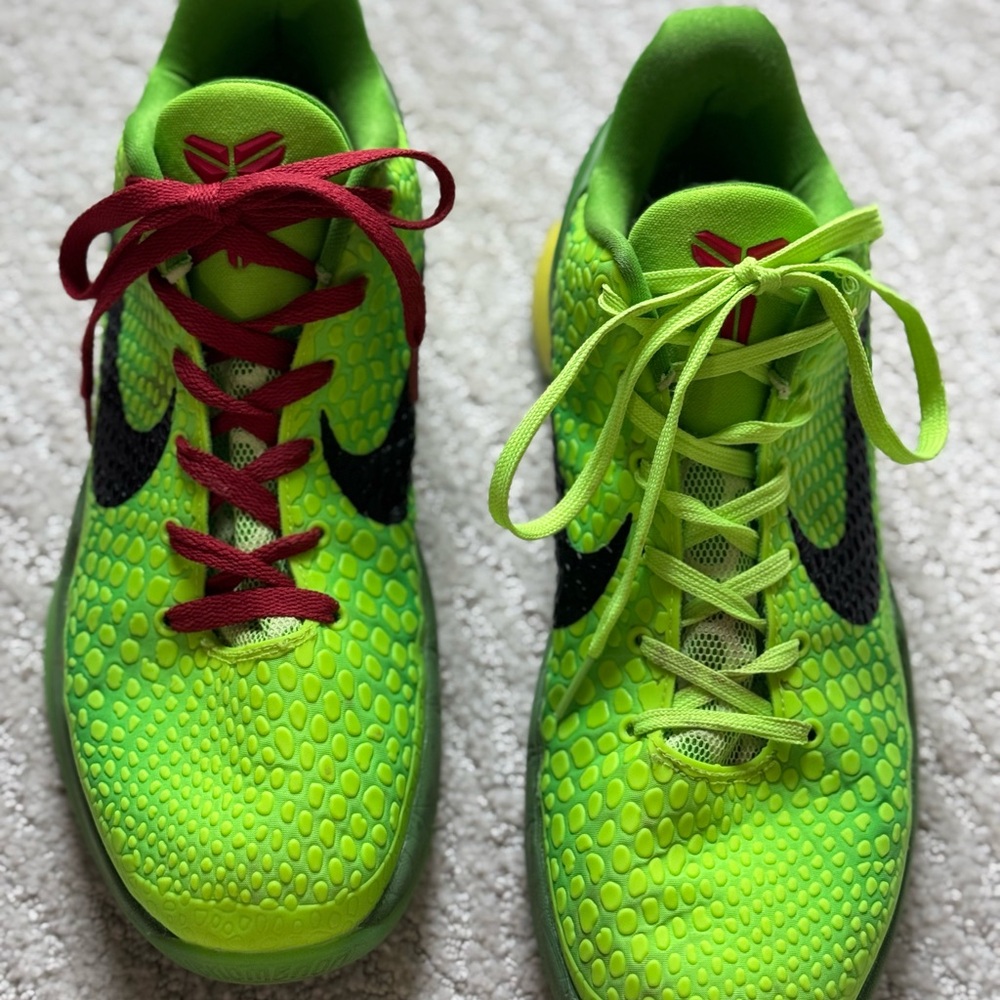Nike Kobe 6 Grinch Protro Athletic Shoes - image 1